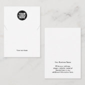 Ihre weiße Netzwerkkarte für Ihr Firmenlogo Visitenkarte (Vorne/Hinten)