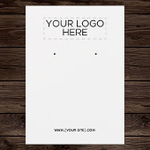 Ihre weiße Ohrensichtkarte für Ihr Logo