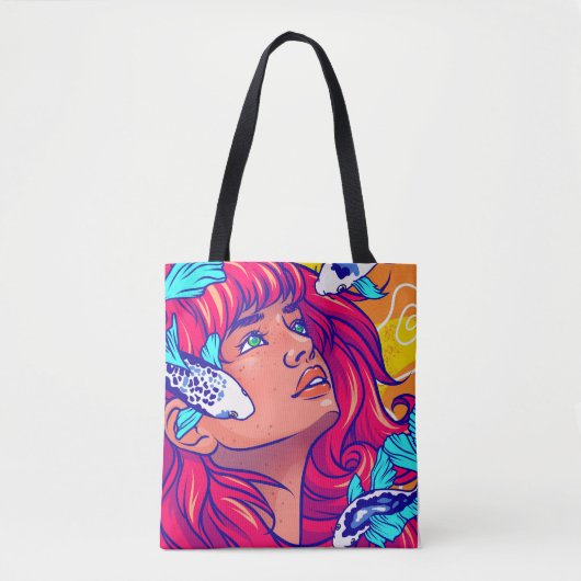 "Ihre Wellen" Tote-Tasche Tasche (Vorderseite)
