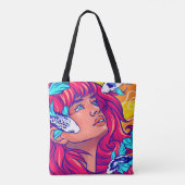 "Ihre Wellen" Tote-Tasche Tasche (Rückseite)