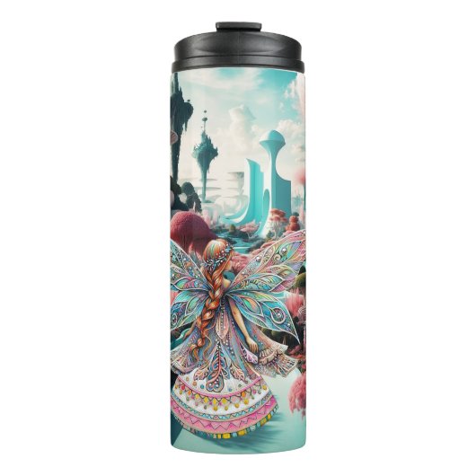 Ihre Welt der Magischen Wunder Thermosbecher (Vorderseite)
