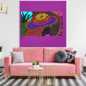 Ihre Welt Leinwanddruck (Insitu (Wohnzimmer))