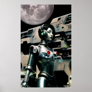 Ihre Weltraumkarriere - Ken Gage Art Poster