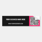 Ihre Werbe-QR-Code-Aufkleber für Unternehmen Autoaufkleber (Vorne)