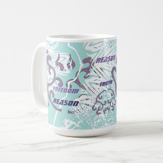 Ihre Werte Elegante Moderne Tasse (Vorderseite Links)