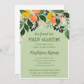 Ihre wichtigste Squeeze Bridal Dusche Einladung ge (Vorne/Hinten)