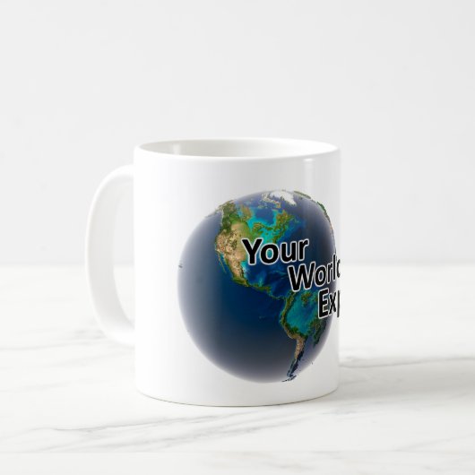 Ihre World Explorer-Tasse Kaffeetasse (Vorderseite Links)