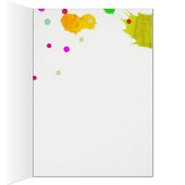 Ihre Worte mit glücklicher Kuchendame und Balloons (Innen (Rechts))