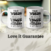 Ihre Worte Motivierend Kaffeeliebhaber Geschenk Kaffeetasse