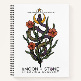 Ihre Wunden in ein WeisheitsNotebook verwandeln Notizblock