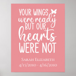 Ihre Wünsche waren bereit, aber unsere Herzen ware Poster