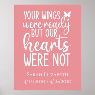 Ihre Wünsche waren bereit, aber unsere Herzen ware Poster