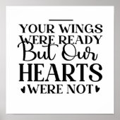Ihre Wünsche waren bereit, aber unsere Herzen ware Poster (Vorne)