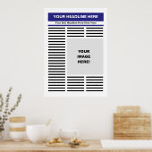 Ihre Zeitung Poster (Küche)
