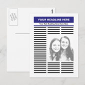 Ihre Zeitung Postkarte (Vorne/Hinten)