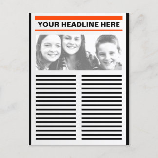 Ihre Zeitung Postkarte