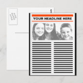 Ihre Zeitung Postkarte (Vorne/Hinten)