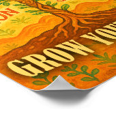 Ihre Ziele steigern Poster (Ecke)