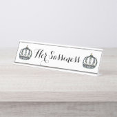 "Ihre Zugeständnisse" Schreibtischnamensplakette (Vorderseite )