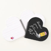 Ihre Zukunft gezeichnet - Niedliches Motivierend B Notizblock (Innenseite)