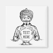 Ihre Zukunft "Text anpassen" Magnet (Vorne)