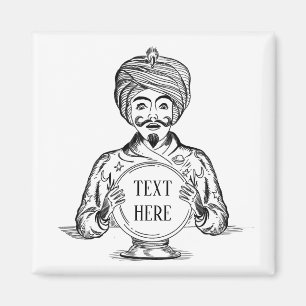 Ihre Zukunft "Text anpassen" Magnet