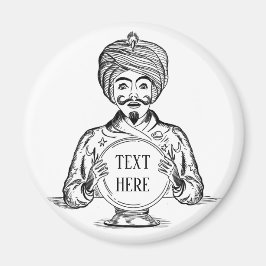 Ihre Zukunft "Text anpassen" Magnet