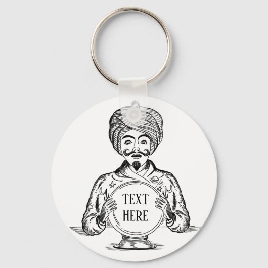 Ihre Zukunft "Text anpassen" Schlüsselanhänger (Vorderseite)