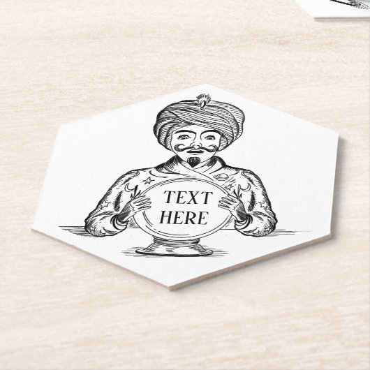 Ihre Zukunft "Text anpassen" Untersetzer (angewinkelt)