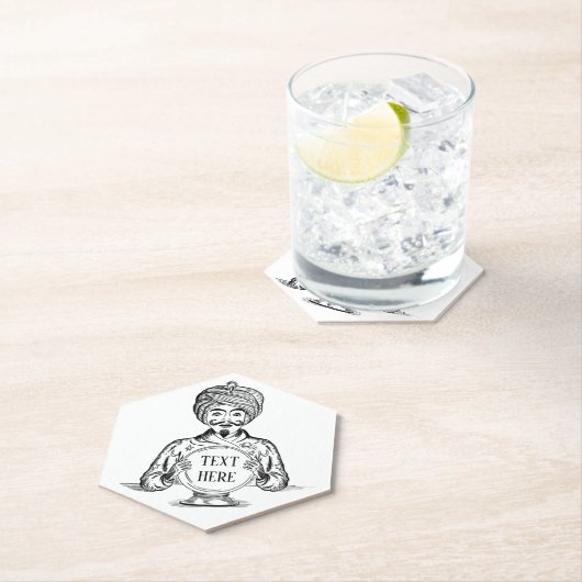 Ihre Zukunft "Text anpassen" Untersetzer (Vor Ort)