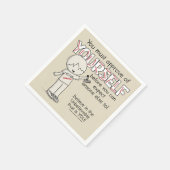 Ihre Zustimmung Serviette (Ecke)