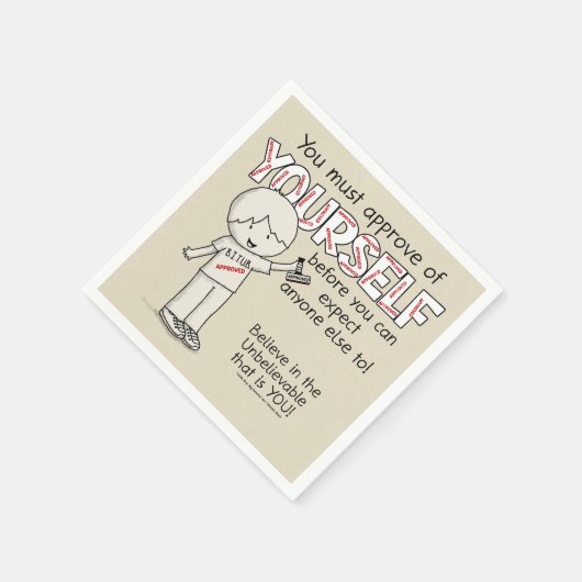 Ihre Zustimmung Serviette (Ecke)
