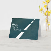 Ihrem Freund eine sichere Reise wünschen Karte (Gelbe Blume)