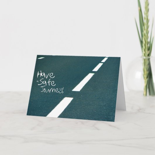 Ihrem Freund eine sichere Reise wünschen Karte (Vorderseite)