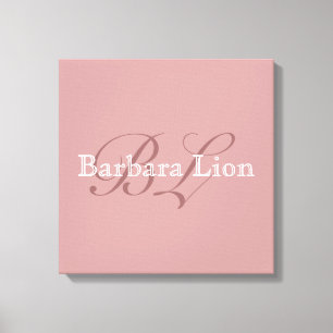 Ihren eigenen Namen hinzufügen Leinwanddruck