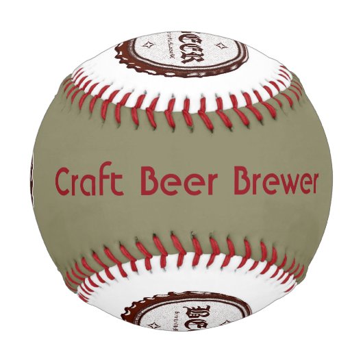 Ihren eigenen Text hinzufügen Baseball (Rückseite)