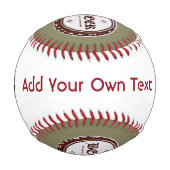 Ihren eigenen Text hinzufügen Baseball (Vorderseite)