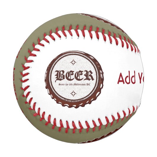 Ihren eigenen Text hinzufügen Baseball (Vorderseite Links)