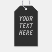 Ihren eigenen Text hinzufügen Geschenkanhänger (Vorderseite)