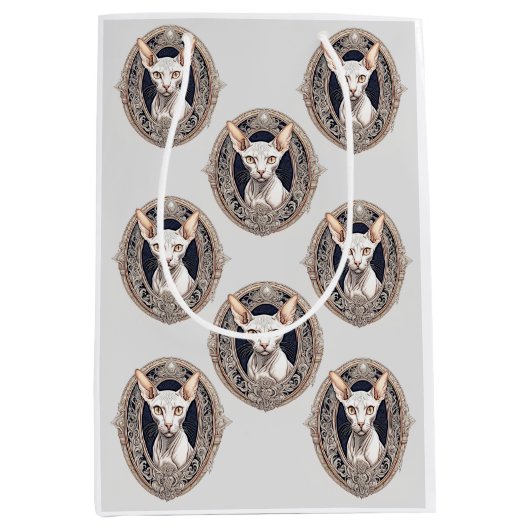 Ihren eigenen Text hinzufügen Mittlere Geschenktüte (Vorderseite)