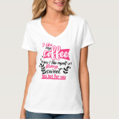 Ihren eigenen -V-Neck-T - Shirt behalten oder erst (Vorderseite)