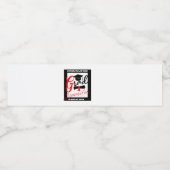 Ihren Erfolg steigern: Personalisierter Abschluss Wasserflaschenetikett (Einzelnes Label)