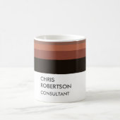 Ihren Namen Minimalistisch modern hinzufügen Kaffeetasse (Mittel)