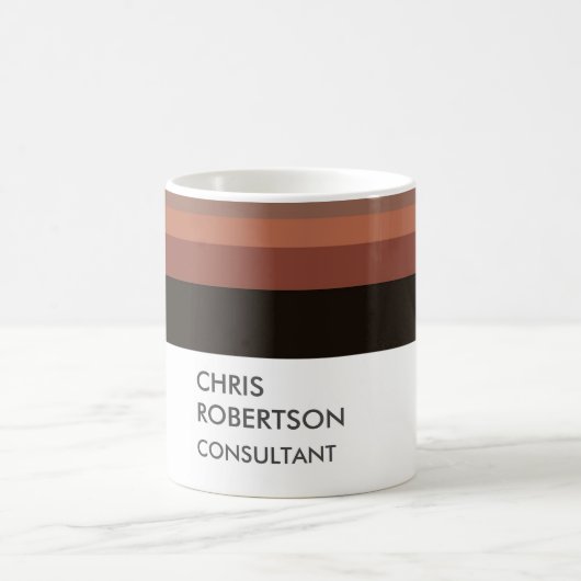 Ihren Namen Minimalistisch modern hinzufügen Kaffeetasse (Mittel)