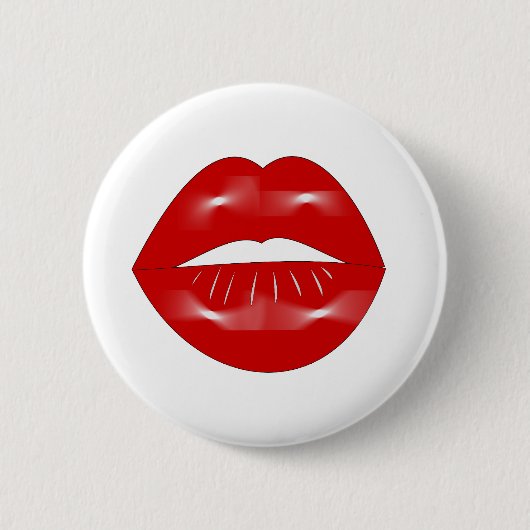 ihren Single ein gutes Leben zu küssen Button (Vorderseite)