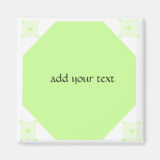 Ihren Textmagnet hinzufügen Magnet (Vorne)