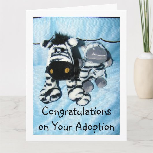 IHRER **ADOPTION** GRATULIEREN KARTE (Vorderseite)
