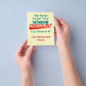 IHRER Flyer für Seniorenrabatte (Gruppe)