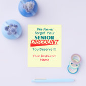 IHRER Flyer für Seniorenrabatte (Einzeln)