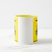 IHRER GRUPPENNAME ZWEIFARBIGE TASSE (Mittel)